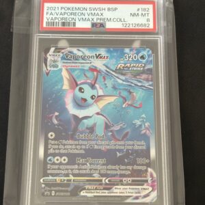 Vaporeon Vmax PSA 8 #182