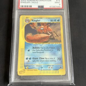 Kingler Holo #15 PSA 9