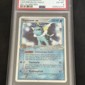 Vaporeon Ex #110 PSA 6