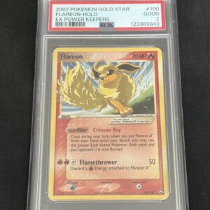 Flareon holo Gold star #100 PSA 2