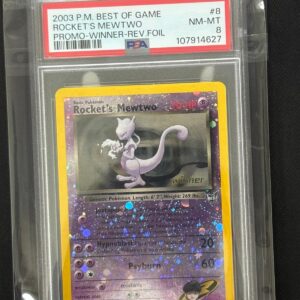 Rocket's Mewtwo PSA 8 #8