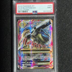 M Blastoise EX #102 PSA 9