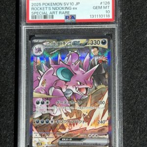 Rocket's Nidoking ex #126 PSA 10