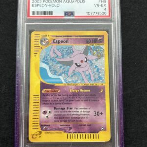 Espeon Holo #H9 PSA 4