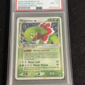 Meganium EX #106 PSA 8
