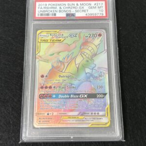 Reshiram & Charizard #217 PSA 10