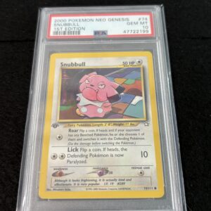 Snubull #74 PSA 10 1st edition POP 101