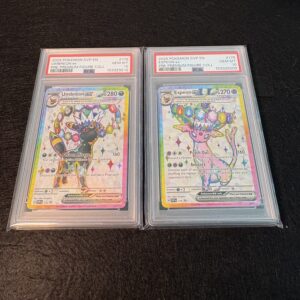 Sequential set Umbreon ex #176 & Espeon ex #175 PSA 10