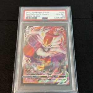 Cinderace Vmax # 036 PSA 10