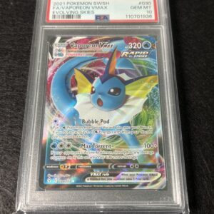 Vaporeon Vmax #030 PSA 10