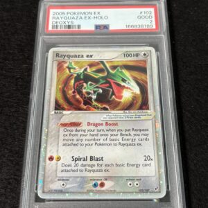 Rayquaza EX - Holo #102 PSA 2 - POP 18 (SWIRL)